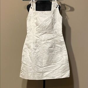 Petal & Pup White Floral Mini Dress